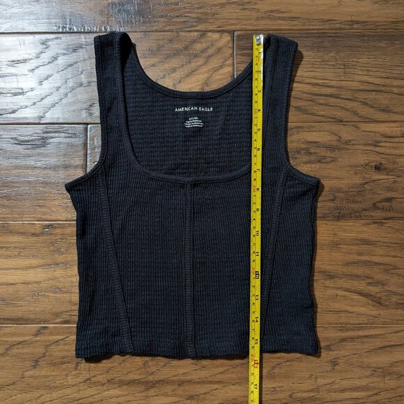 American Eagle corset tank top black size small - Picture 7 of 12